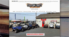 Desktop Screenshot of customcartzllc.com
