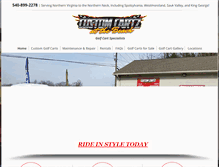 Tablet Screenshot of customcartzllc.com